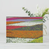 Cartes Pour Fêtes Annuelles Moquette à fleurs (Debout devant)