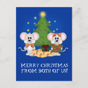 Cartes Pour Fêtes Annuelles Morceau de Noël mignon avec texte personnalisable