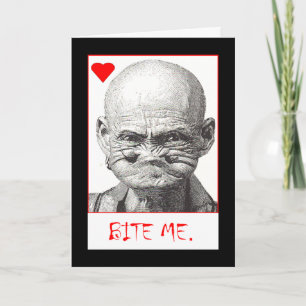 Cartes Pour Fêtes Annuelles mordez-moi Valentine (ou anti-Valentine !)