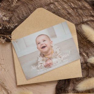 Cartes Pour Fêtes Annuelles More Cheer This Year New Baby Christmas