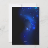 Cartes Pour Fêtes Annuelles Morpho Butterfly in the Dark Background (Dos)