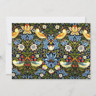 Cartes Pour Fêtes Annuelles Morris - Strawberry Thief, famous pattern