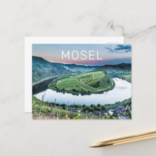 Cartes Pour Fêtes Annuelles Moselle Calmont Loop Brême Sunset River Souvenir