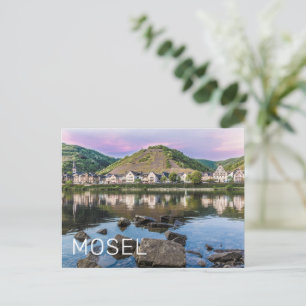 Cartes Pour Fêtes Annuelles Moselle Ediger Eller Sunset River Cochem Souvenir