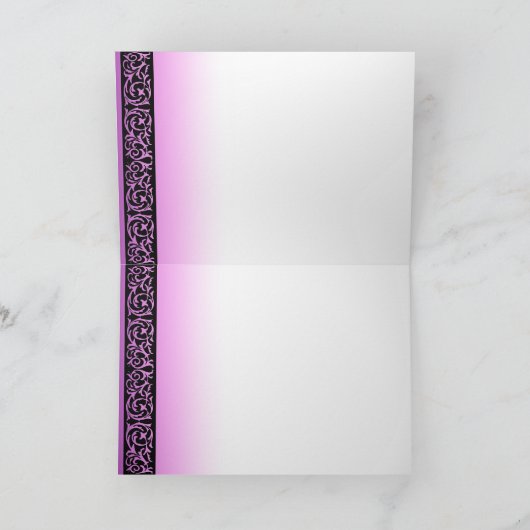 Cartes Pour Fêtes Annuelles Mosquée violette de l'Aïd Moubarak (Intérieur)