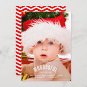 Cartes Pour Fêtes Annuelles Most Wonderful Time Full Page Photo Card (Devant / Derrière)