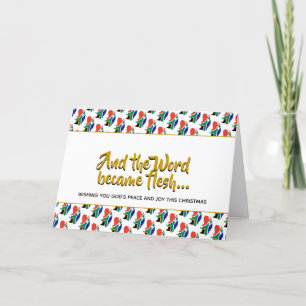 Cartes Pour Fêtes Annuelles Mot Élégant AFRIQUE DU SUD Devenu Flesh NOËL