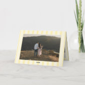 Cartes Pour Fêtes Annuelles Mothers Day 10 Photo Vintage Yellow Stripes (Dos)