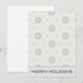 Cartes Pour Fêtes Annuelles Motif (Devant / Derrière)