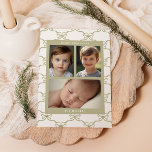 Cartes Pour Fêtes Annuelles Motif à l'aquarelle de la sauge à arc<br><div class="desc">Célébrez la joie de la saison des fêtes avec notre carte de vœux festive à motif de nœud aquarelle en sauge, un mélange parfait d'élégance et de charme personnel. Cette carte magnifiquement conçue présente un motif de nœud aquarelle inspiré du grandmillennial dans une teinte verte sauge calme, créant un arrière-plan...</div>