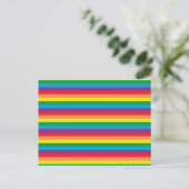 Cartes Pour Fêtes Annuelles Motif arc-en-ciel simple (Debout devant)
