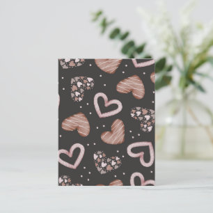 Cartes Pour Fêtes Annuelles Motif coeurs 35