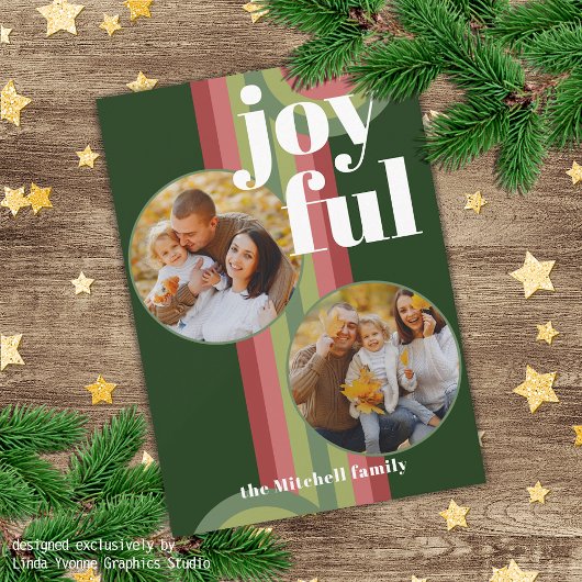 Cartes Pour Fêtes Annuelles Motif d'art des vagues Abstraites rétro personnali