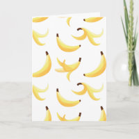 Motif de banane jaune rétro drôle éditable pour fê