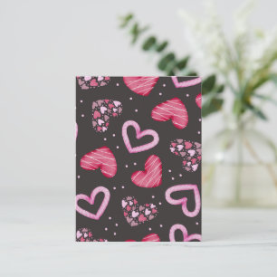 Cartes Pour Fêtes Annuelles Motif de coeur 34