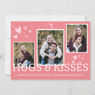 Cartes Pour Fêtes Annuelles Motif de cœurs mignons 3 Photo Joyeuse Saint-Valen