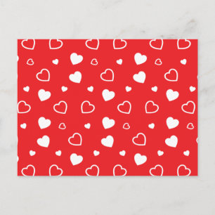 Cartes Pour Fêtes Annuelles Motif de cœurs stylisés 4