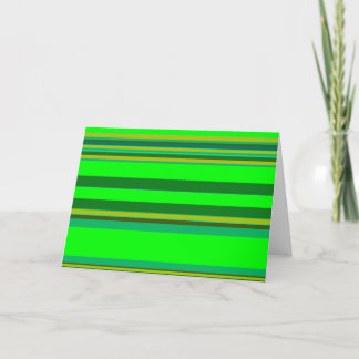 Cartes Pour Fêtes Annuelles Motif de concepteur Customisé de bande verte color