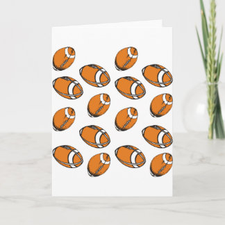Cartes Pour Fêtes Annuelles motif de football