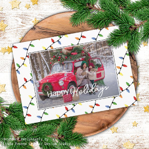 Cartes Pour Fêtes Annuelles Motif de la chaîne Festif personnalisée