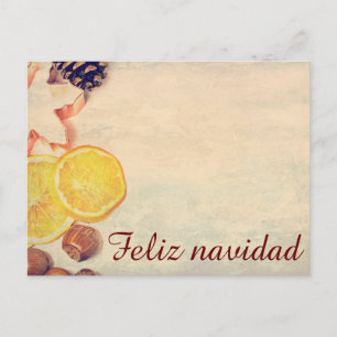 Cartes Pour Fêtes Annuelles Motif de Noël avec des fruits…