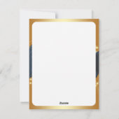 Cartes Pour Fêtes Annuelles Motif de Noël ou avec fond bleu (Dos)