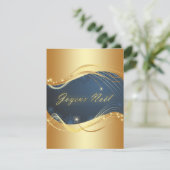 Cartes Pour Fêtes Annuelles Motif de Noël ou avec fond bleu (Debout devant)