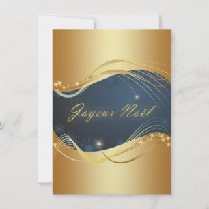 Cartes Pour Fêtes Annuelles Motif de Noël ou avec fond bleu