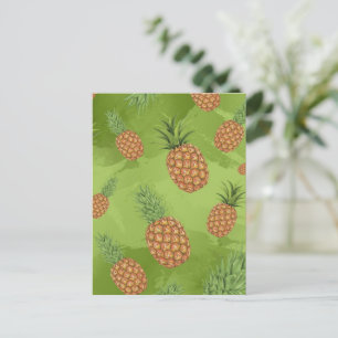 Cartes Pour Fêtes Annuelles Motif de pomme de pin aquarelle 4