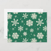 Cartes Pour Fêtes Annuelles Motif flocon de neige de Buddy l'Elf (Devant / Derrière)