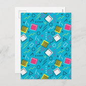 Cartes Pour Fêtes Annuelles Motif géométrique 4 (Devant / Derrière)