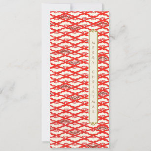 Cartes Pour Fêtes Annuelles Motif japonais origami Noël