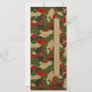 Cartes Pour Fêtes Annuelles Motif japonais origami Noël