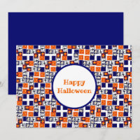 motif ludique sur le thème d'Halloween