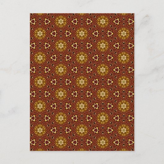 Cartes Pour Fêtes Annuelles Motif Masala Brown épicé (Devant)