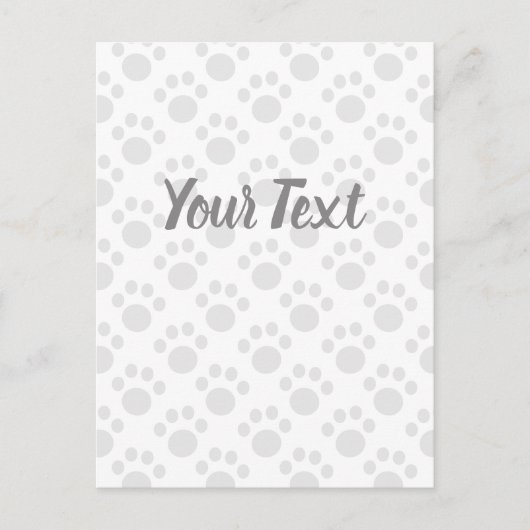 Cartes Pour Fêtes Annuelles Motif mignon Paw (Devant)