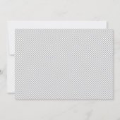 Cartes Pour Fêtes Annuelles Motif minimal à pois gris (Devant)
