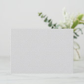 Cartes Pour Fêtes Annuelles Motif minimal à pois gris (Debout devant)
