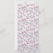 Cartes Pour Fêtes Annuelles Motif répété mignon des oiseaux de cygne (Devant)