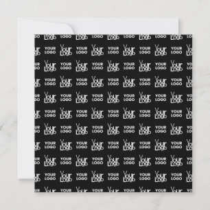 Cartes Pour Fêtes Annuelles Motif répétitif de deux logos ou images