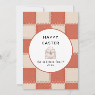 Cartes Pour Fêtes Annuelles Motifs de lapin modernes élégants Photo de Pâques
