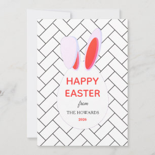 Cartes Pour Fêtes Annuelles Motifs modernes élégants Joyeuses Pâques Photo