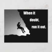 Cartes Pour Fêtes Annuelles Motivational escalade escalade en disant (Devant)