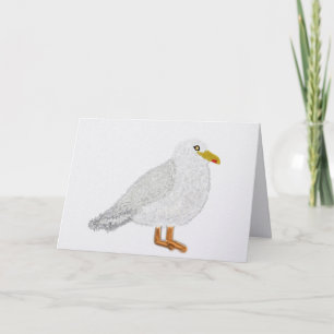 Cartes Pour Fêtes Annuelles Mouette joyeuse moderne