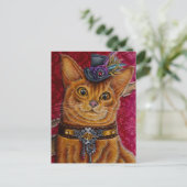 Cartes Pour Fêtes Annuelles "Mr. Meowington" postcard (Debout devant)