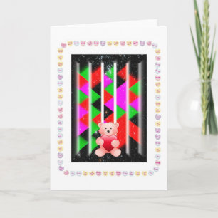 CARTES POUR FÊTES ANNUELLES MS 2D TAG VALENTINES CARD SCAN W/ TAG READER