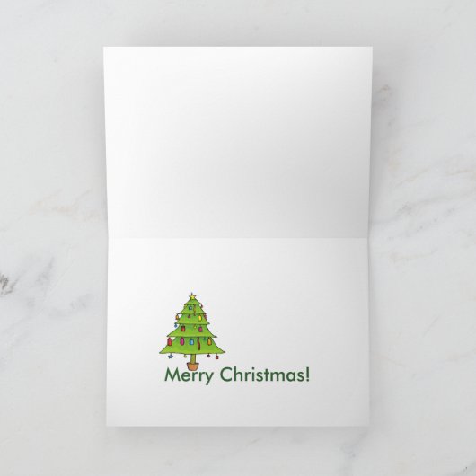 CARTES POUR FÊTES ANNUELLES MT PÈRE NOËL - MASSAGE THÉRAPEUTE CHRISTMAS PÈRE N (Intérieur)