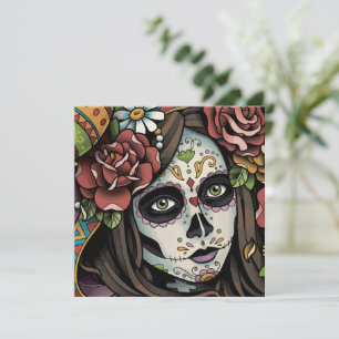 Cartes Pour Fêtes Annuelles Muerta