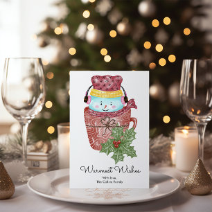 Cartes Pour Fêtes Annuelles Mug Élégant Bonhomme de Neige Noël