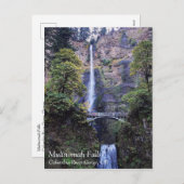 Cartes Pour Fêtes Annuelles Multnomah Falls (Devant / Derrière)